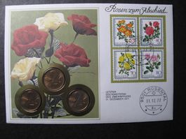 Numisbrief Pro Juventute 1977 Abschied 2 Räppler 31.12.77