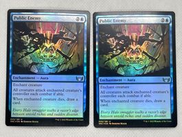 Magic the Gathering - 2x Public Enemy Foil (2022)