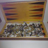 Backgammon et jeu d'échecs Africain avec figurines!