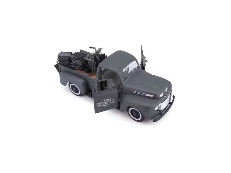 Ford Modellini d'auto: Harley Davidson 1948 Ford F-1 Pickup, 1:24 – Nuovo e nell'imballaggio originale da Basel venduto da Zomeg 2