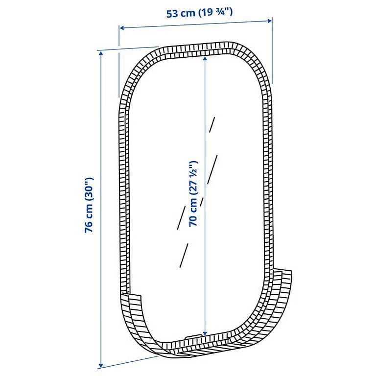 Specchi: Ikea Spiegel Rattan – Usato da Goldach venduto da mer_st99 4