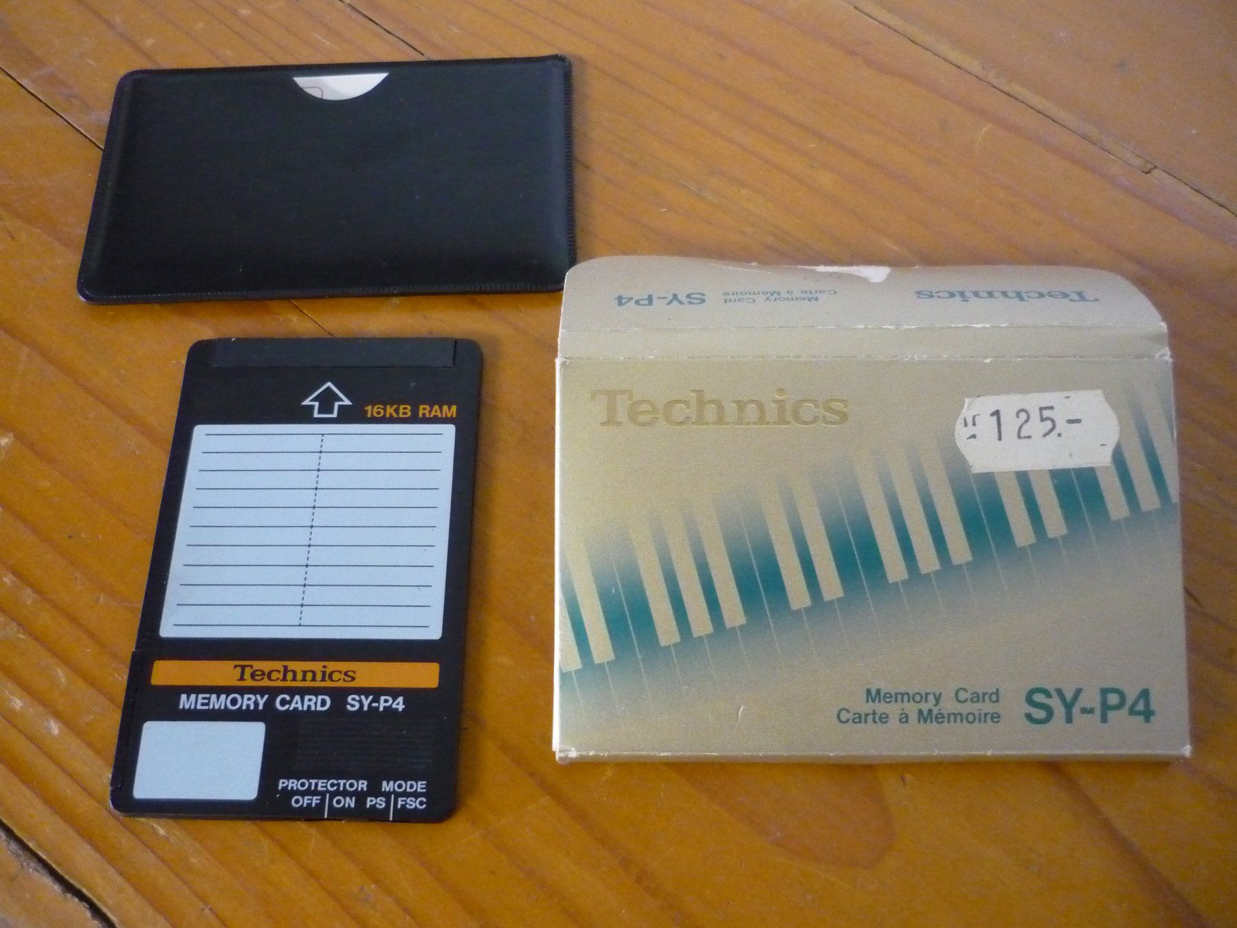 Technics Strumenti musicali: 1x Technics Memory Card SY-P4 - Synthesizer – Usato da Beringen venduto da Flatretriever