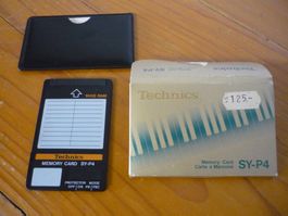 1x Technics Memory Card SY-P4 - Synthesizer