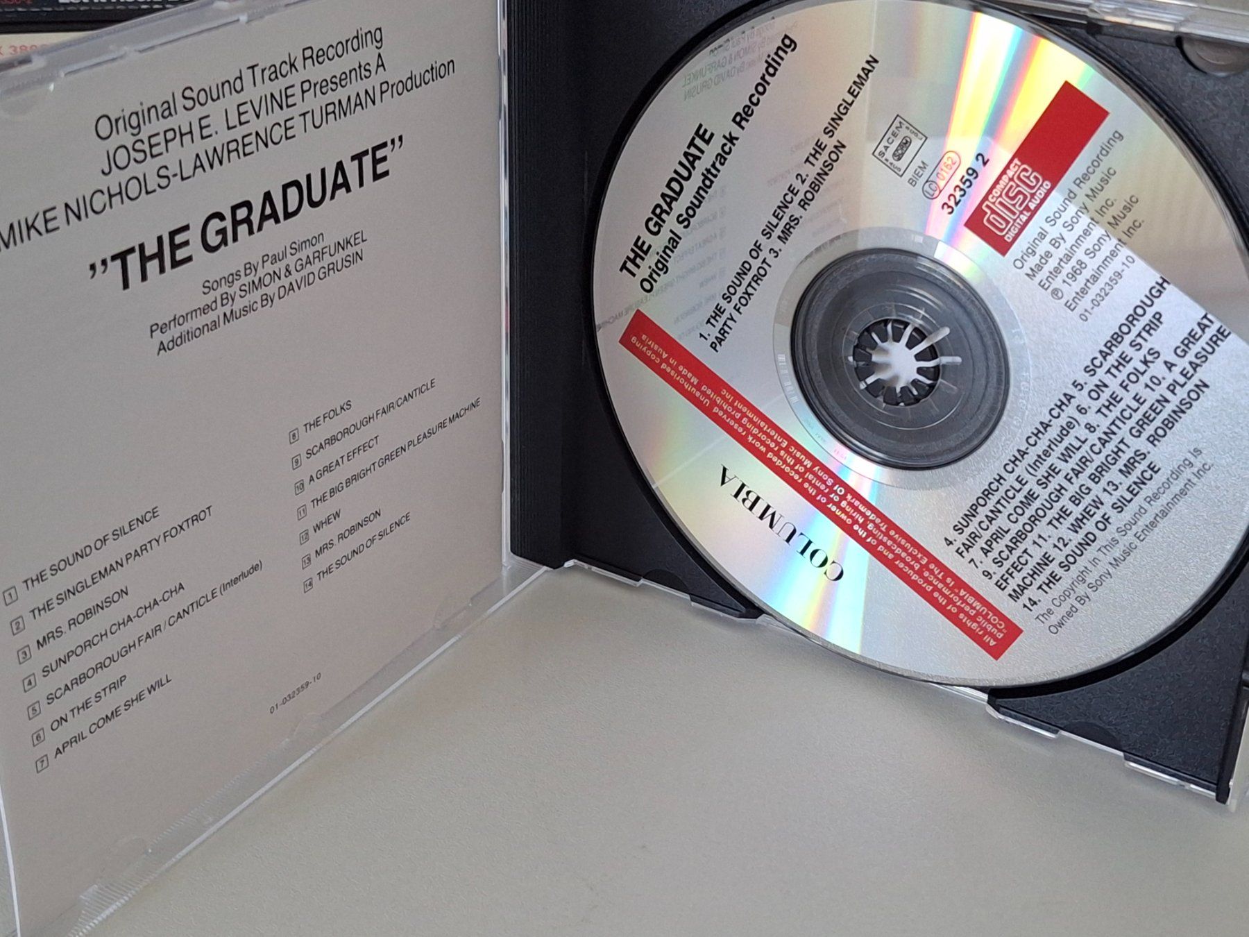 CD: CD Soundtrack The Graduate - Simon & Garfunkel – Usato da Aarberg venduto da Jackup1 2