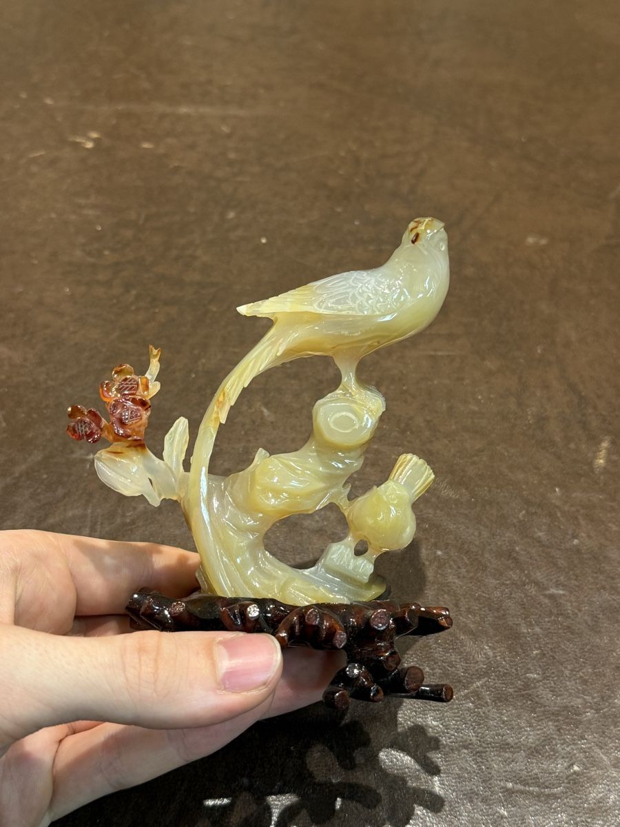 Figurines: Achat-Vogel-Skulptur, China – D'occasion à Zofingen par GrosisWonderkeller 2