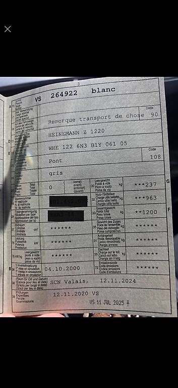 Heinemann Rimorchi: Remorque – Usato da Evionnaz venduto da Topi08 3