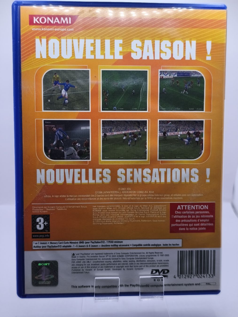Sony Giochi: Jeu PlayStation 2 Pro Evolution Soccer 3 Konami – Usato da Conthey venduto da Th3gr4yf0x 2