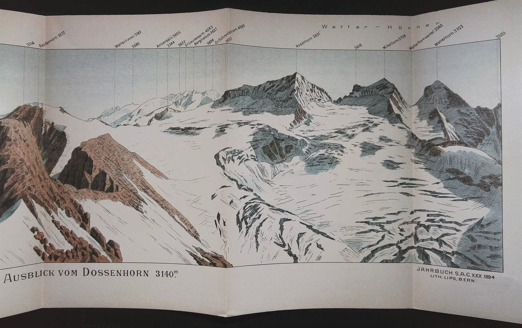 Stiche: Dosenhorn Panorama – Gebraucht aus Rafz von Helvet32 1