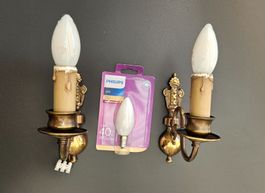 Vintage Wandlampen in Kerzenform