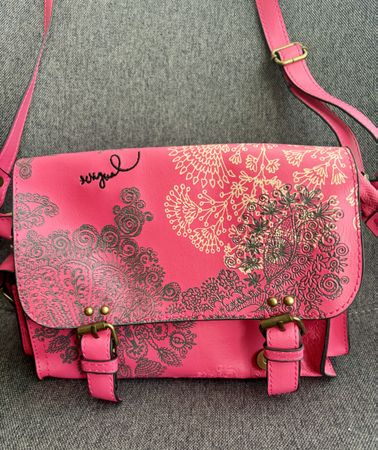 Desigual Handtasche Pink mit Muster, Top Zustand!
