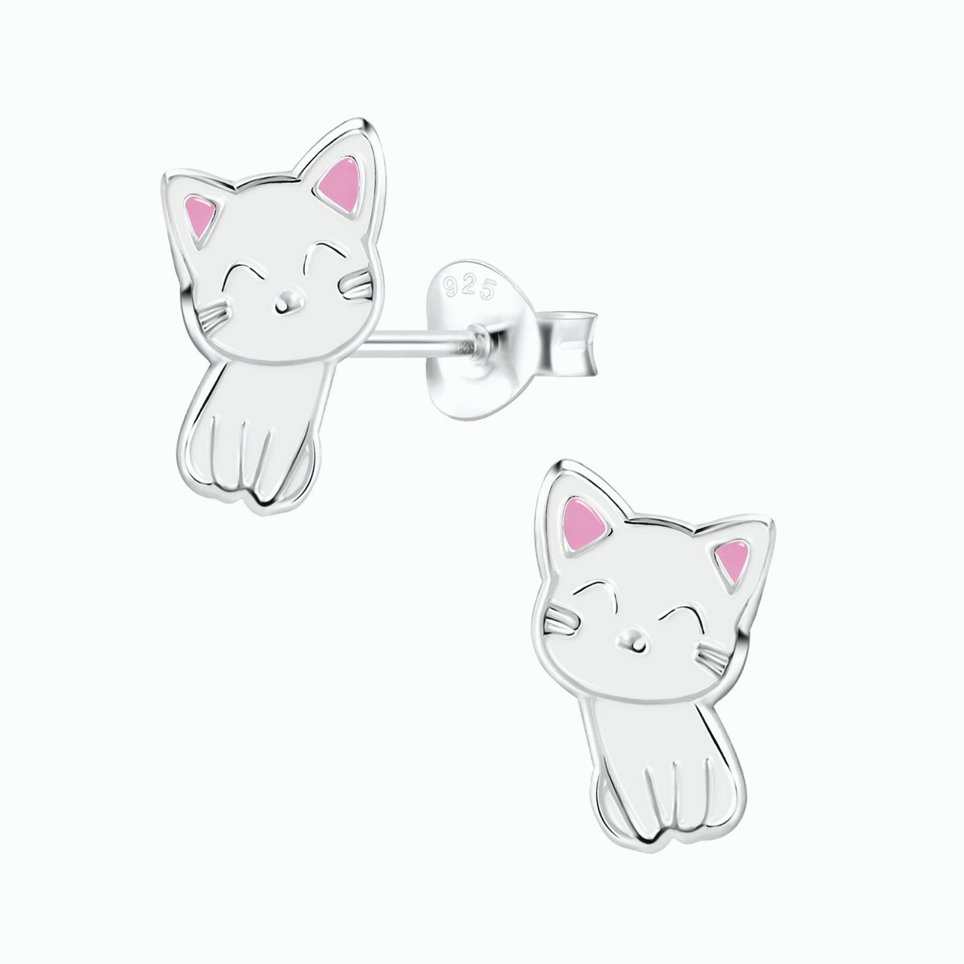 Orecchini pendenti & Orecchini a lobo: Kinder Ohrringe KATZEN Sterling Silber – Nuovo e nell'imballaggio originale da Stallikon venduto da Bergli18 4