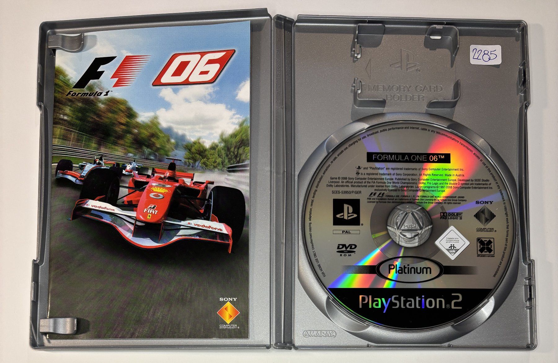 Giochi: PS2 - F1 06 – Usato da Allschwil venduto da Bullach 1