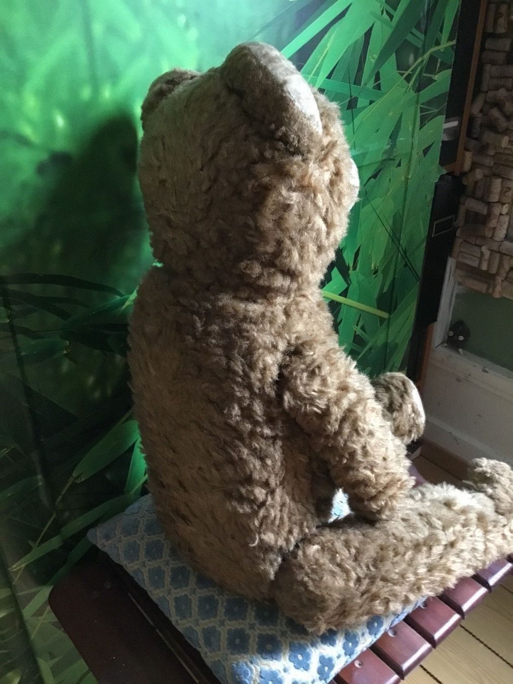 Spielzeuge: Antiker Teddybär, ca. 1950, Mohair, gross – Gebraucht aus Wettswil von ann_hd9g 4