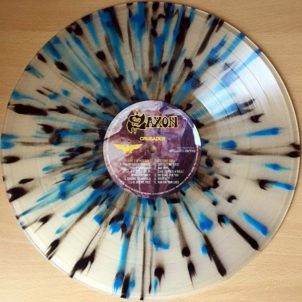 Dischi in vinile: Saxon – Crusader - Remastered, Splatter – Nuovo e nell'imballaggio originale da Brittnau venduto da Zibu 5