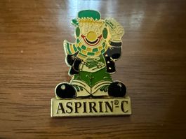 Anstecknadel Aspirin C Pin Anstecker gebraucht Zustand