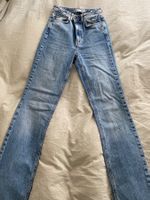 Zara flared with splits jeans