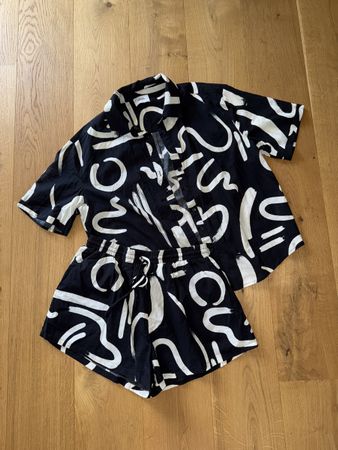 Seven Wonders Set, Grösse L, Schwarz/Weiss, Sommerlook!