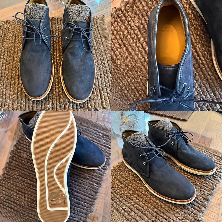 Navyboot Herren Wildleder Schuhe/ Blau/ Grösse 43/ Neu (Gebraucht