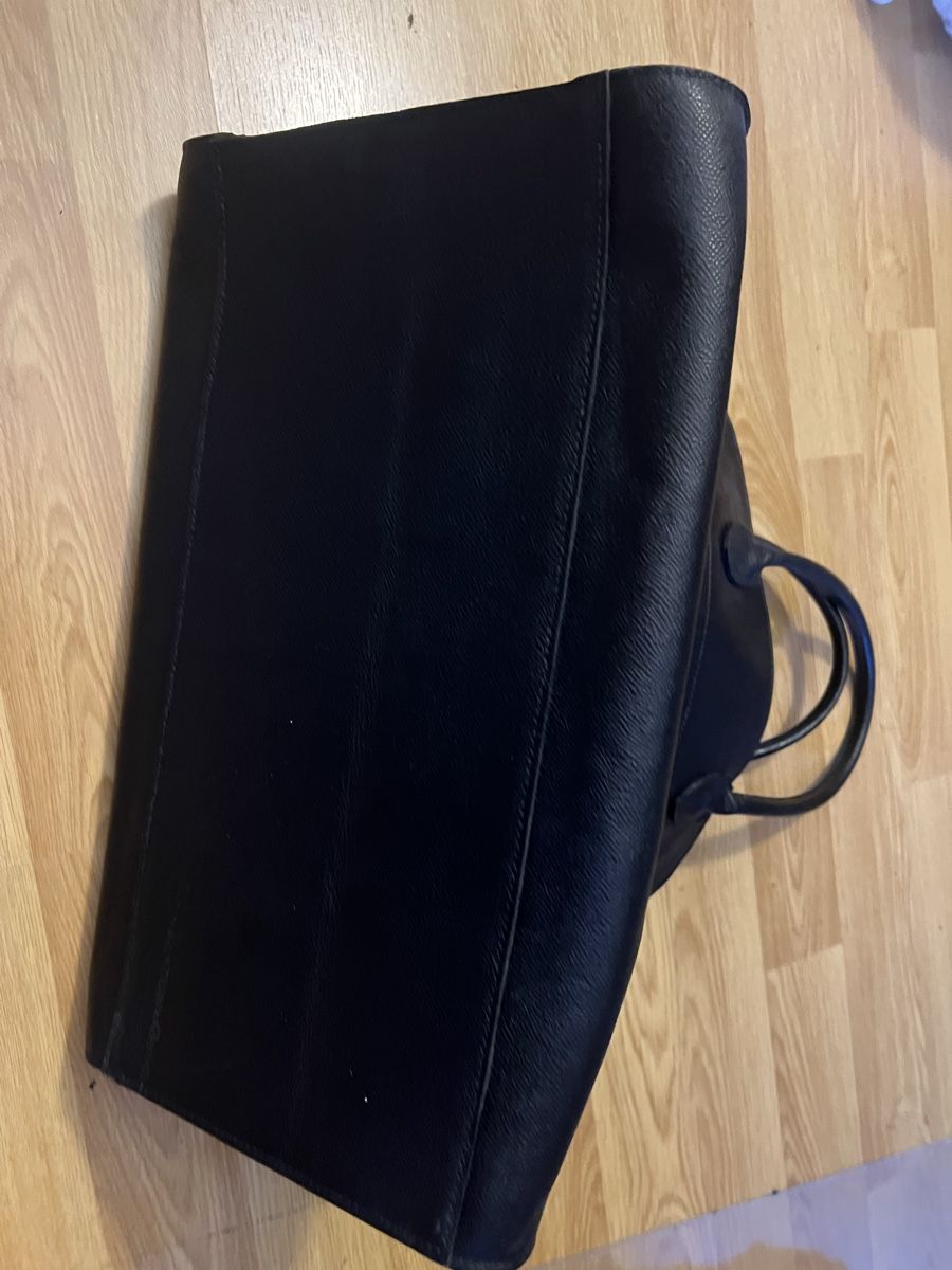 Borse: 100 % handgemachte schwarze Tragetasche – Nuovo e nell'imballaggio originale da Veyras venduto da ValClasse 2