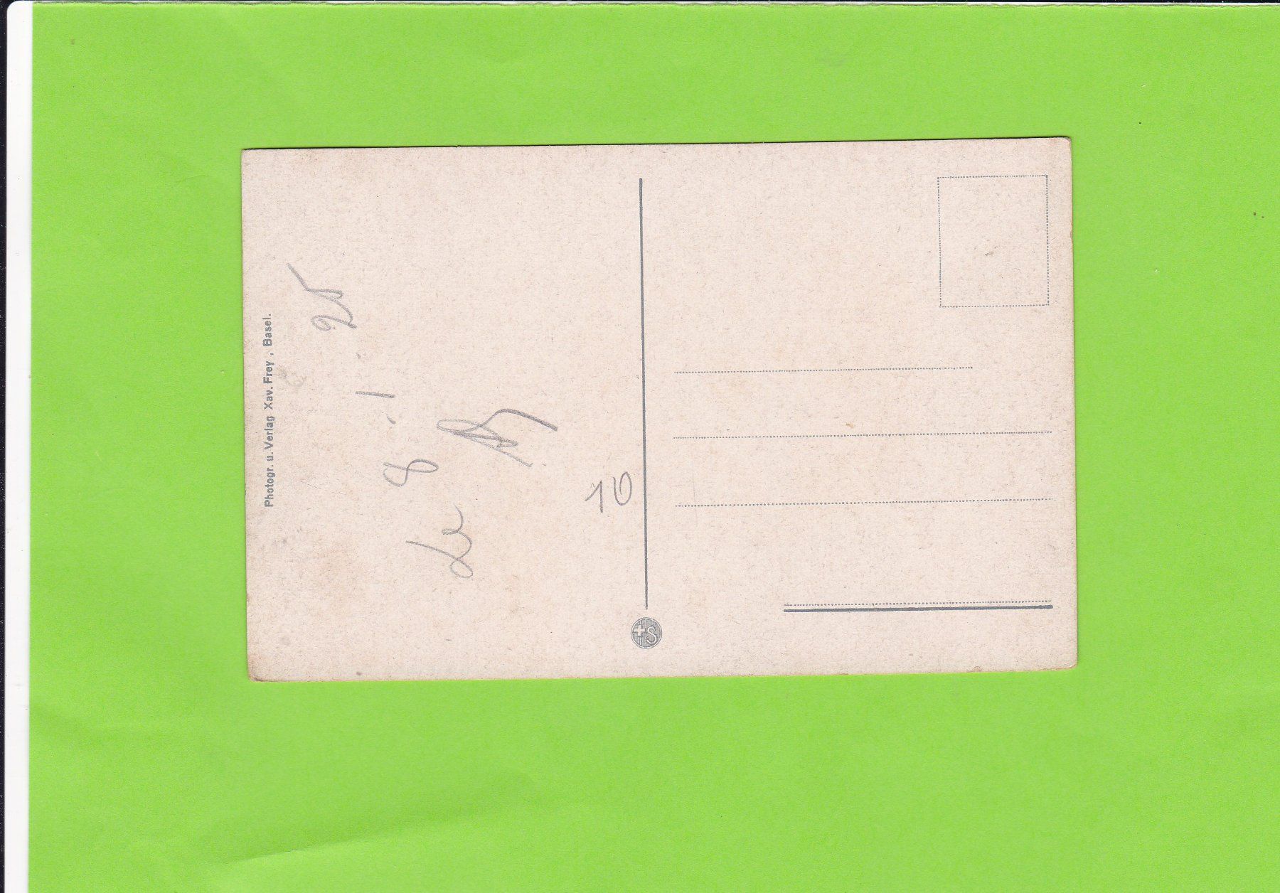 Cartoline postali: Basel-Deutschrittergarten – Usato da St. Peterzell venduto da neckertal 1