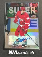 Pius Suter NHL Fleer Foil Auto Card