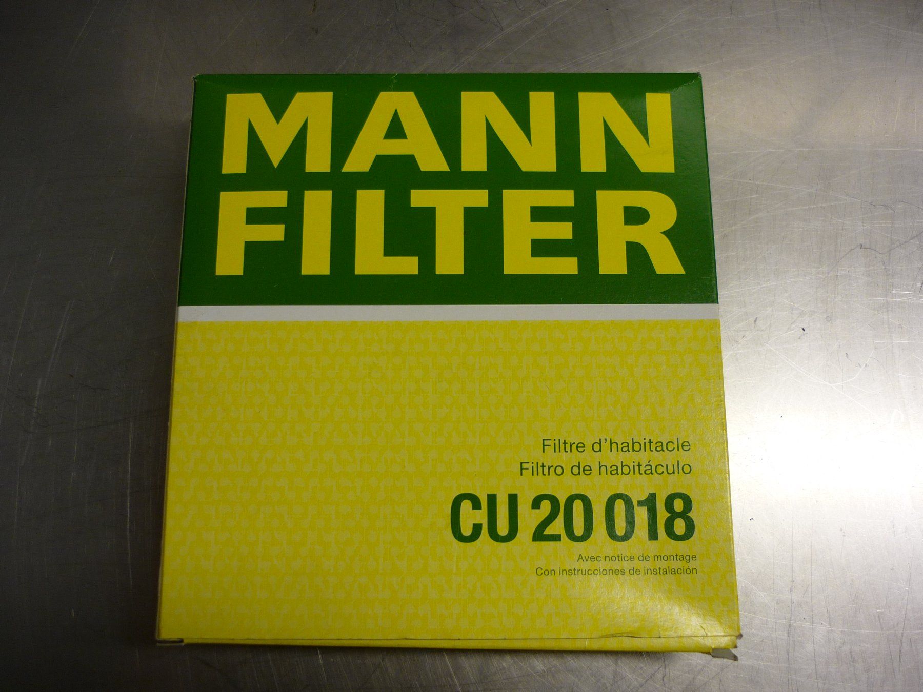 Ventilazione: MANN Innenraumluftfilter CU 20 018 – Nuovo e nell'imballaggio originale da Kerzers venduto da Ernst12345