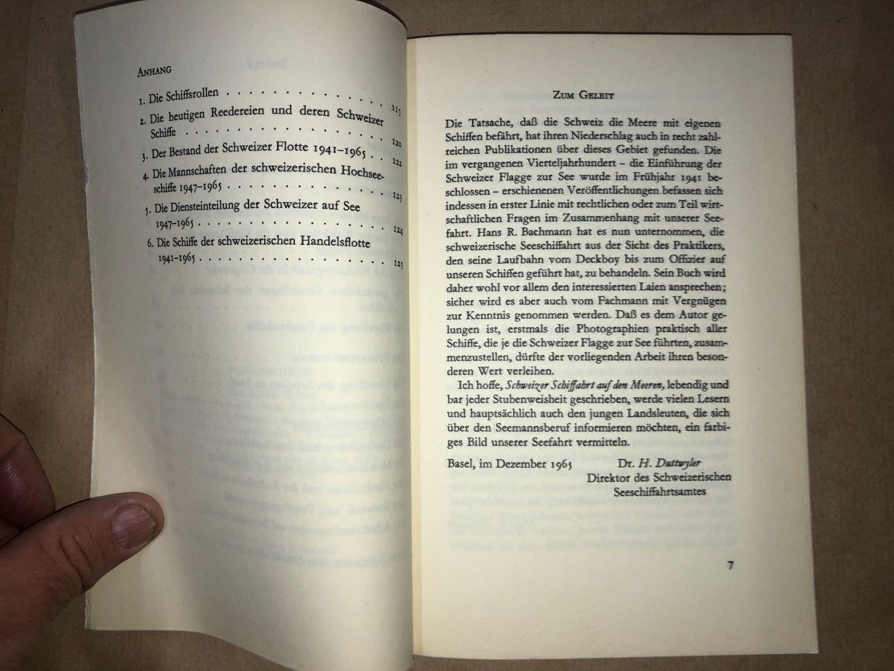 Libri: Hans R. Bachmann: Schweizer Schiffahrt auf den Meeren 1966 – Usato da Zürich venduto da allp 3