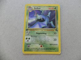 Golbat Pokémon Sammelkarte 1. Edition Ausgabe 1999 -2000 KP
