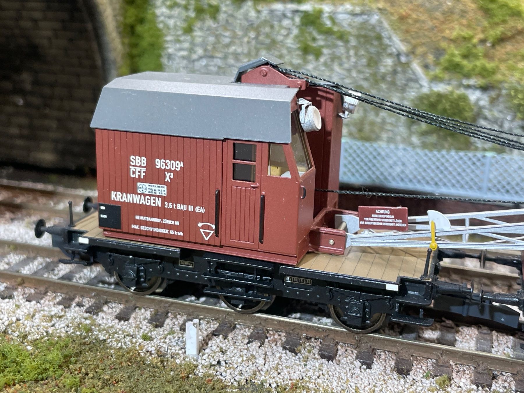 Born Modellini di ferrovie: Born Baukran - Set – Nuovo (secondo la descrizione) da Krummenau venduto da ferrotech 3