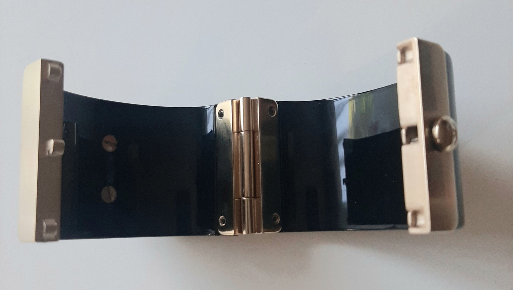 Chanel Bracciali & Braccialetti: Bracelet manchette Chanel logo CC – Usato da Chêne-Bourg venduto da chsandra34 8