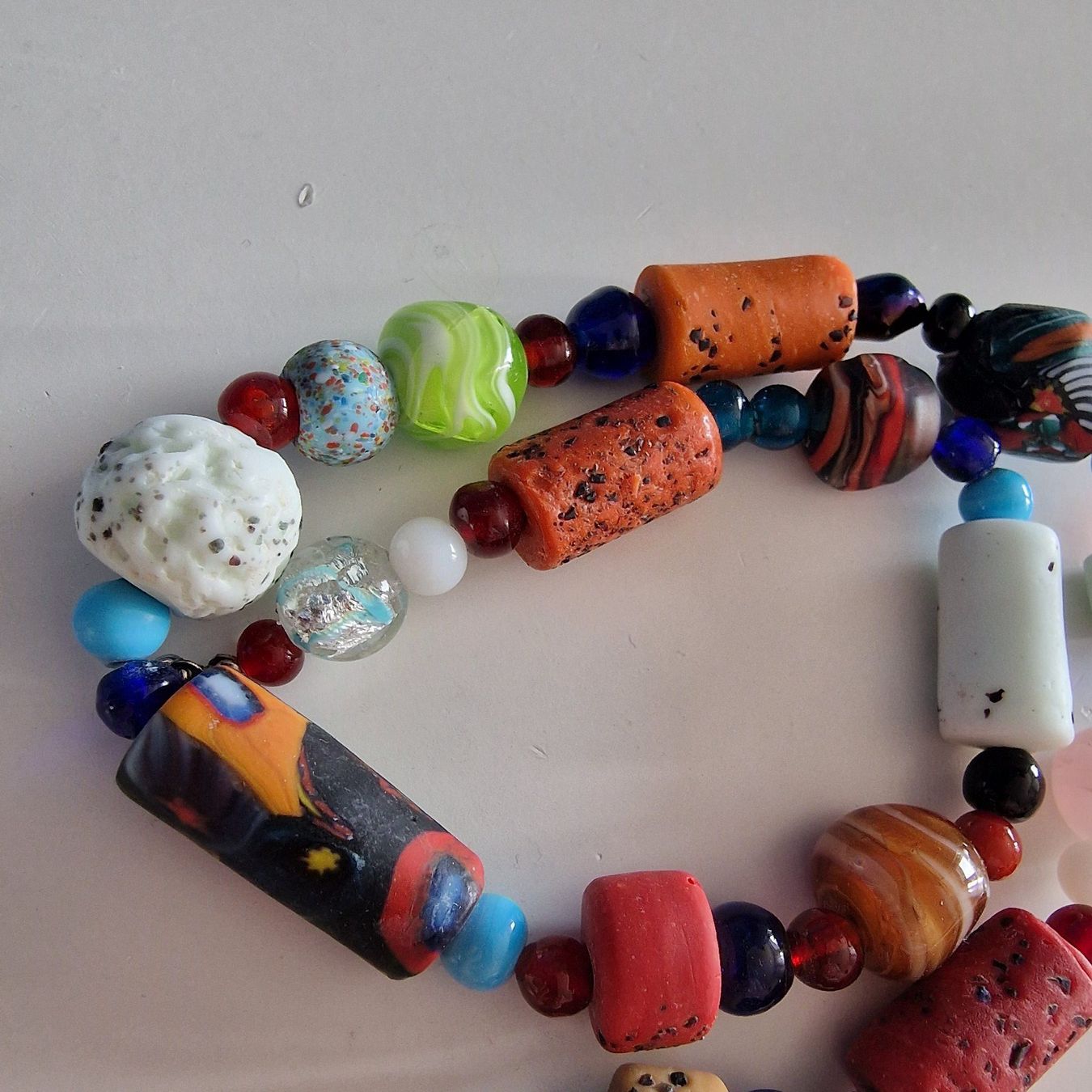 Murano Bicchieri: Alte Millefiori-Halskette, Muranoglas – Usato da Birr venduto da sen_8djr 6