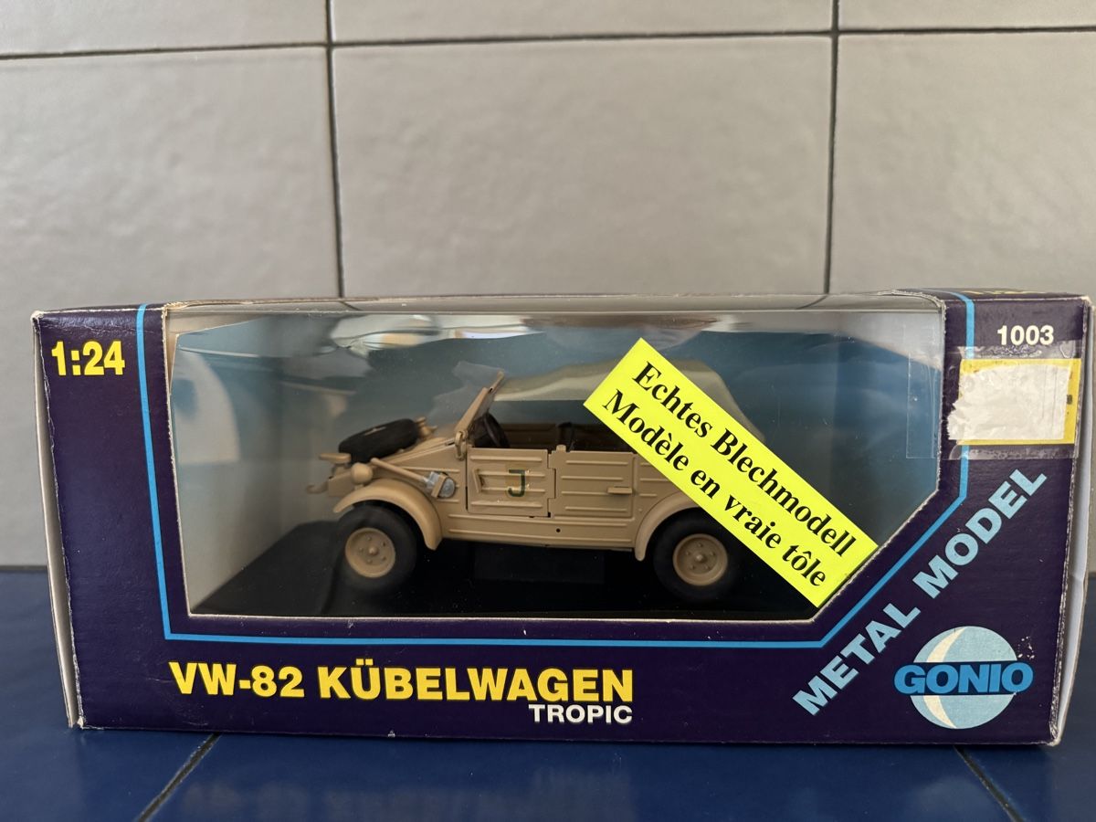 Volkswagen Modellini d'auto: VW-82 Kübelwagen Tropic – Nuovo e nell'imballaggio originale da Triesen venduto da .SPM. 6