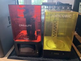     Resin 3D-Drucker Set Creality Halot One + Wash & Cure
