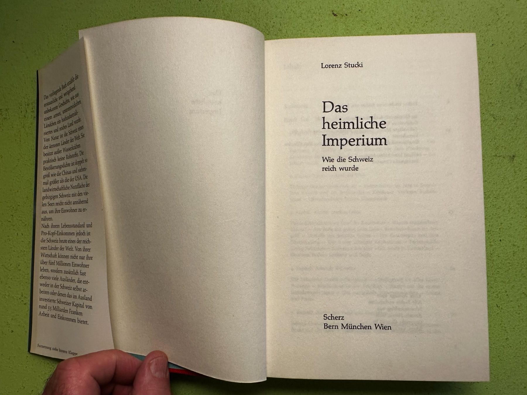 Libri: Lorenz Stucki: Das heimliche Imperium. – Usato da Zürich venduto da allp 2
