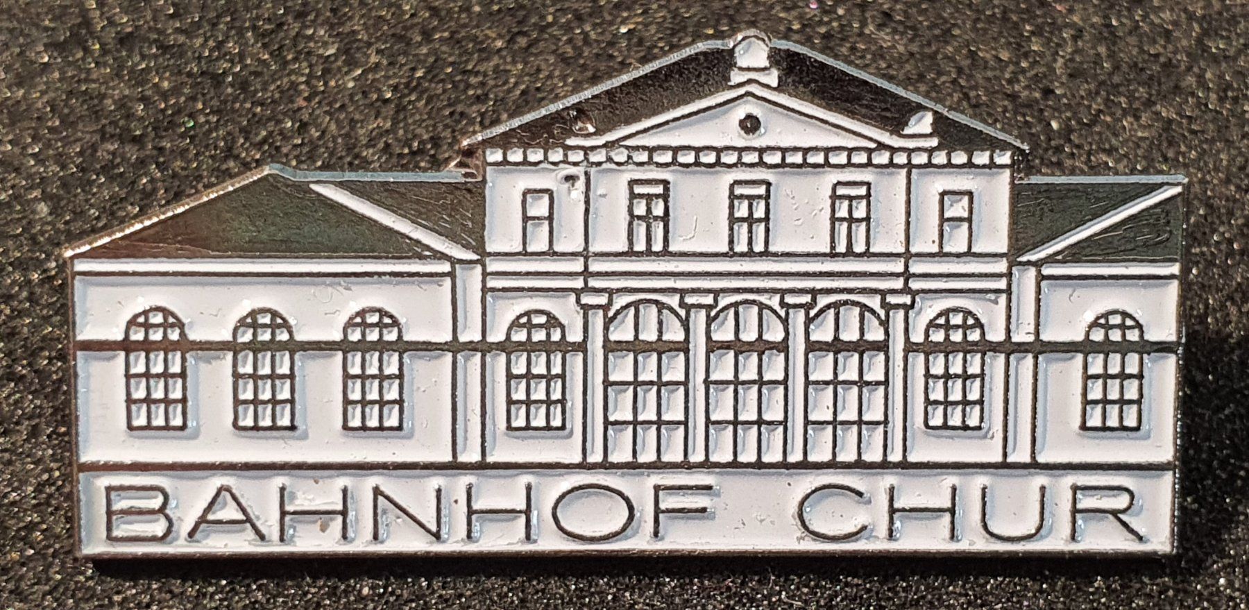 SBB/CFF/FFS Plaquettes & Badges: S109 - Pin Bahnhof CHUR - Graubünden – D'occasion à Reinach BL par Boston-Verkauf