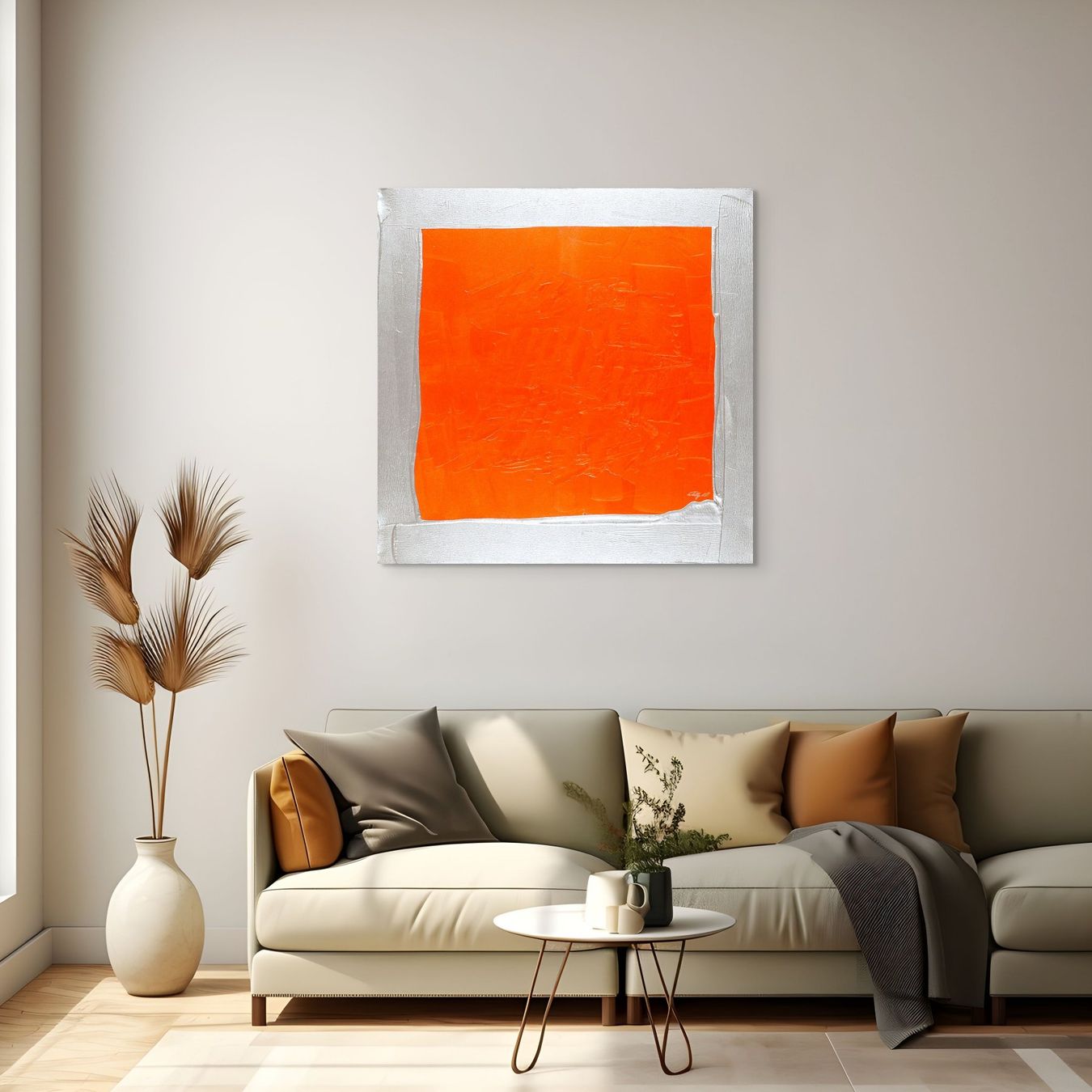 Gemälde: Gemälde "ORANGE WINDOW" – Neu (gemäss Beschreibung) aus Zug von event_more 1