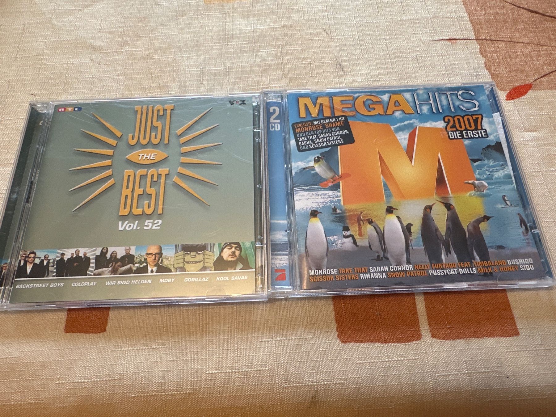 CD: Just the Best Vol. 52 & Mega Hits 2007 – Usato da Schaffhausen venduto da D-MAC