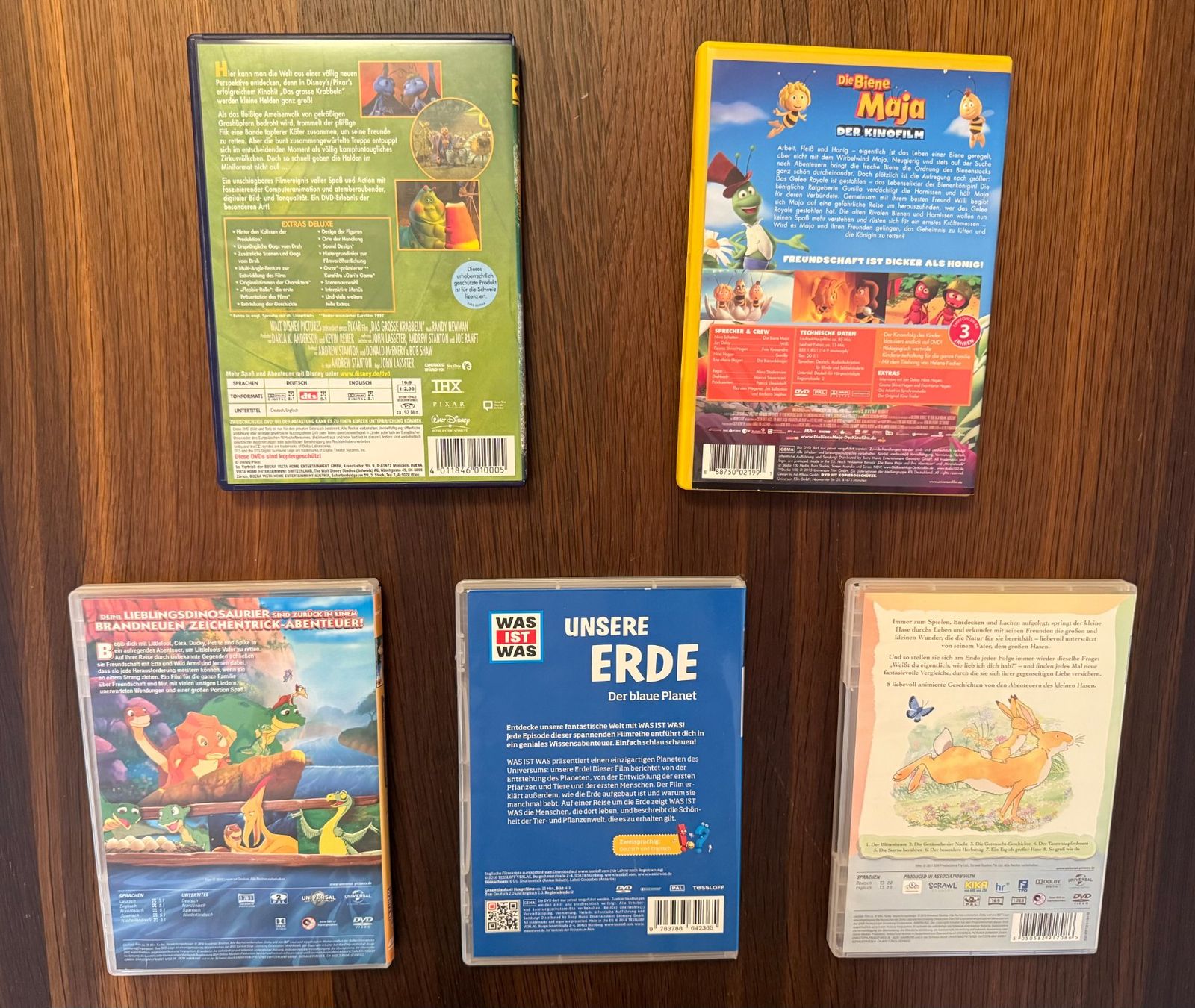 Tutti i DVDs: 5 DVDs Kinderfilme – Usato da Luzern venduto da isa_27cg 1