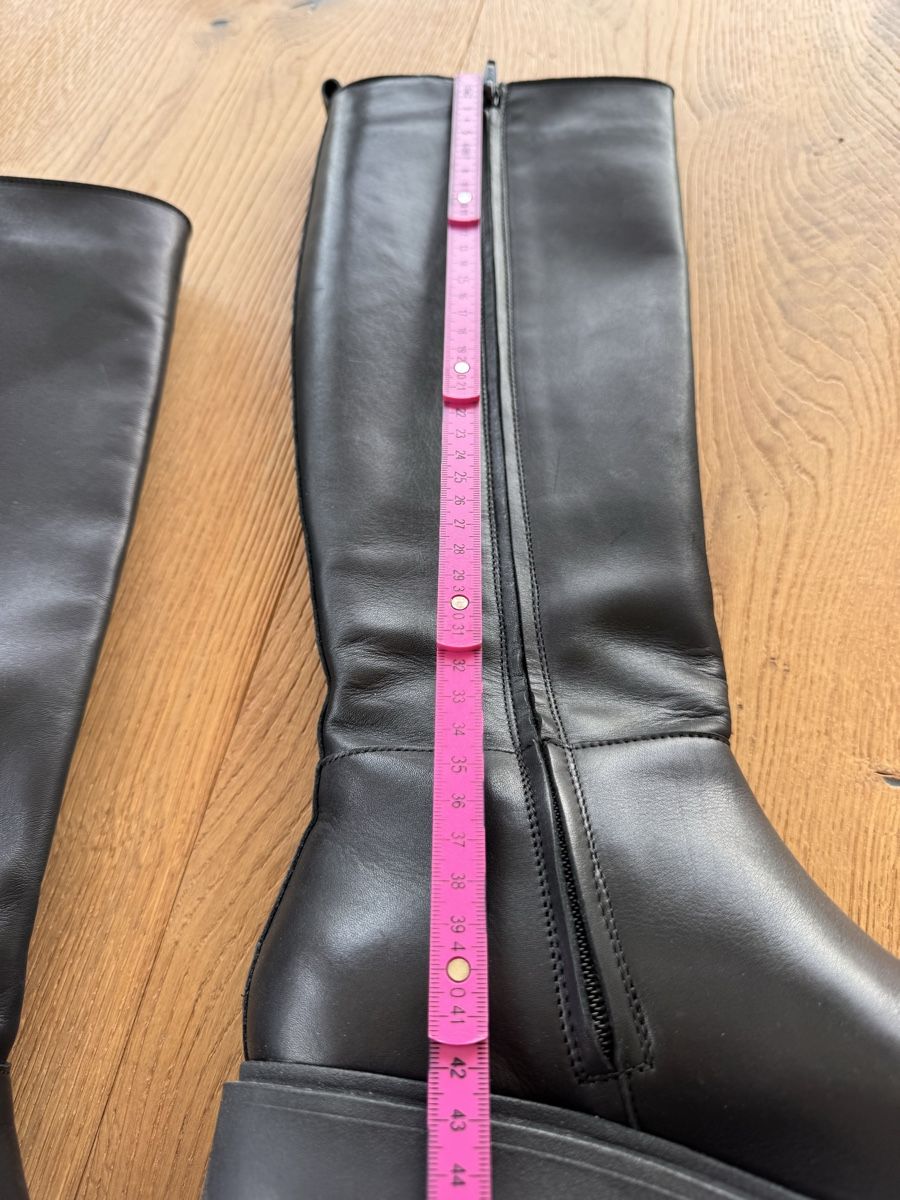 Damenschuhe: ZIGN Leder Plateaustiefel in schwarz Gr. 38 – Gebraucht aus Altendorf von PiaLang 3