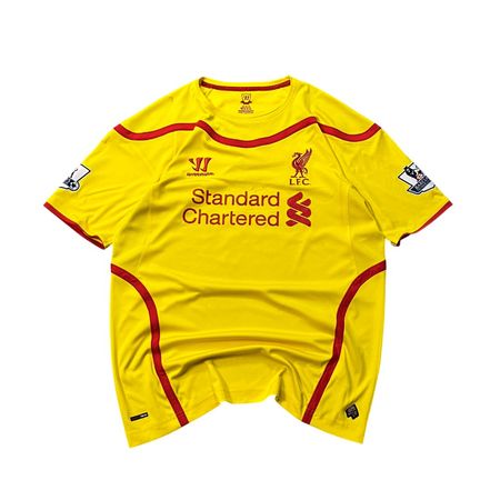 Vintage Signed Gerrard Liverpool Jersey (L)