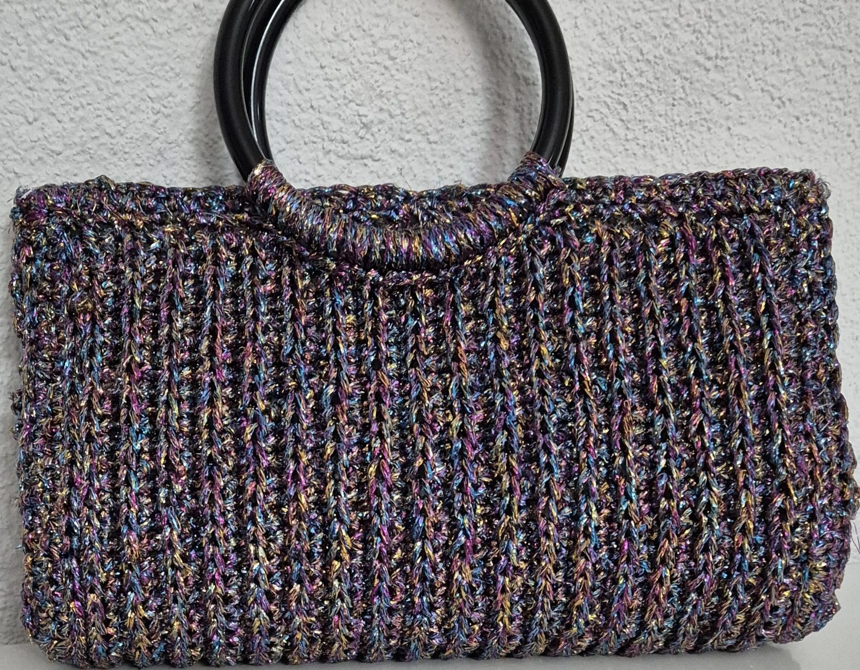 Sacs femmes: Handgemachte Tasche RAINBOW mit Glitzerfäden – Neuf avec emballage d'origine à Ittigen par ann_6qvq 1