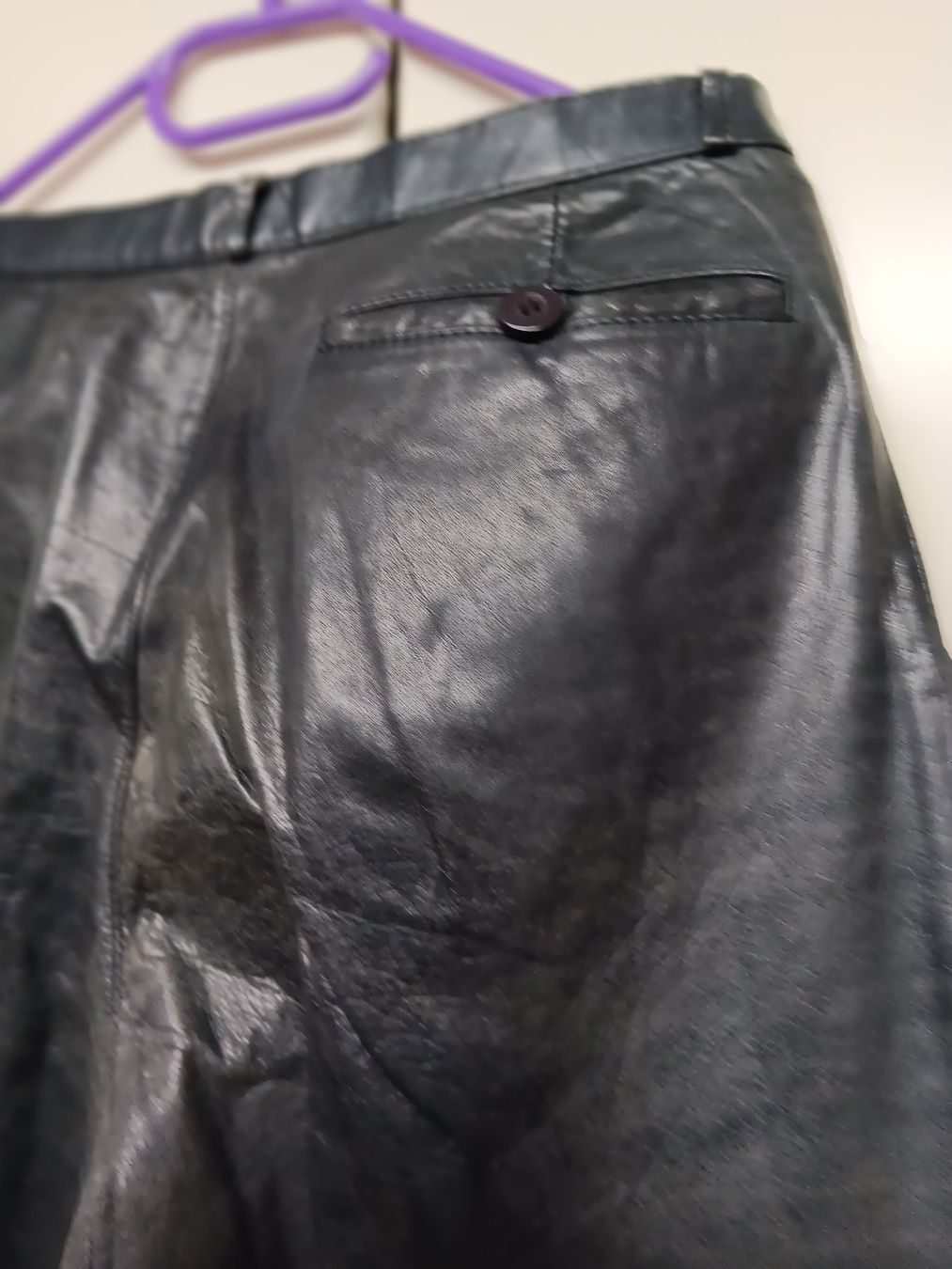 Pantaloni: Lederhose, dunkelblau, edel, gefüttert – Usato da Büsingen venduto da Flohminator 6