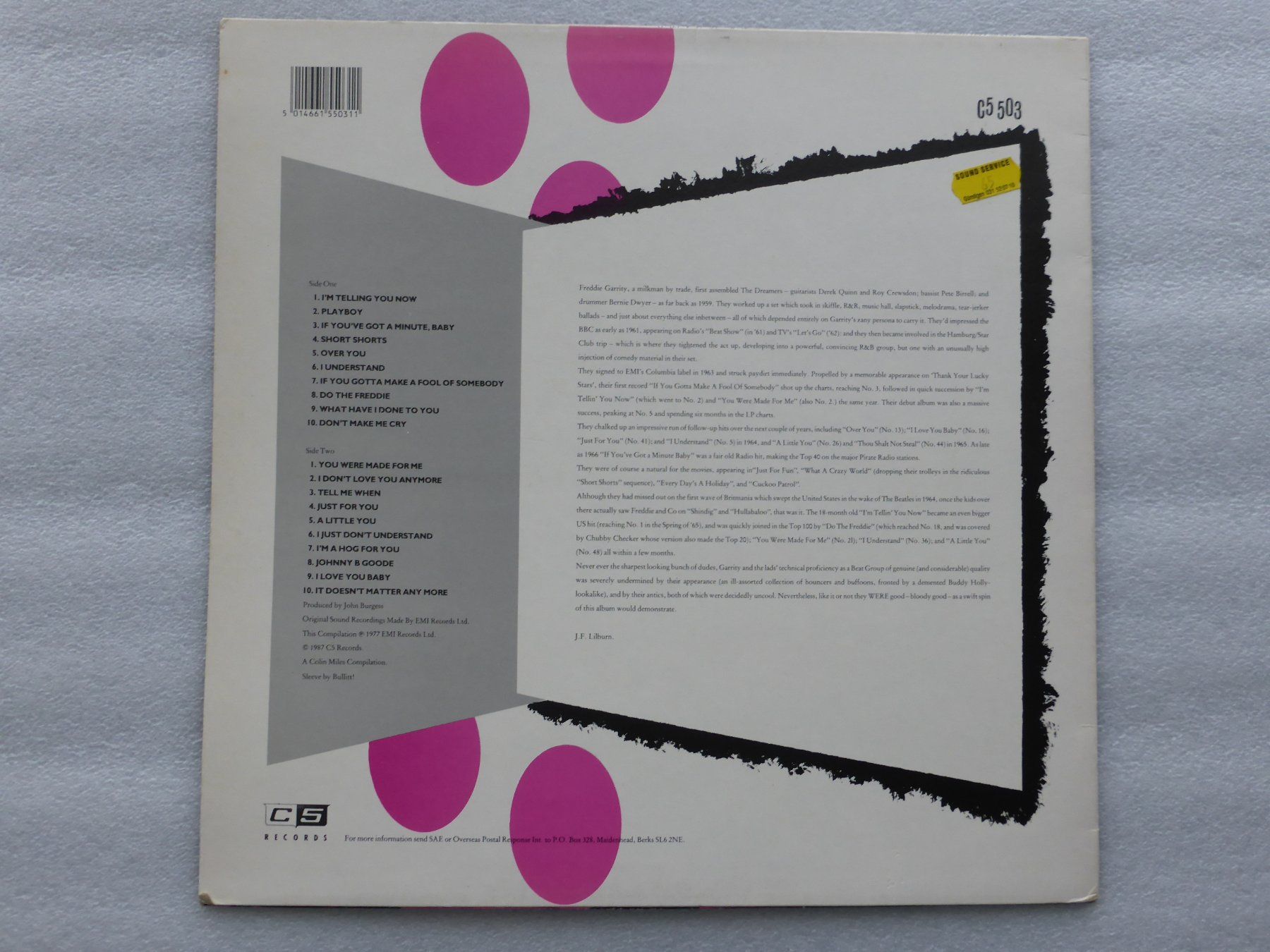 Dischi in vinile: VINYL  LP  FREDDIE & THE DREAMERS – Usato da Küssnacht am Rigi venduto da Sunnestrahl 3