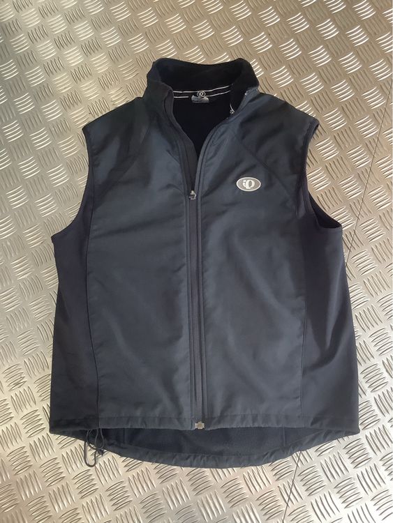 Gilet Cycliste Pearl Izumi Homme – Grand Bleu/noir, Coupe-vent, Doublé Polaire, Taille L