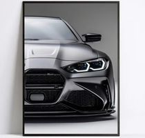 BMW Auto Poster Leinwandbild 40x60cm NEU (Rahmenlos)