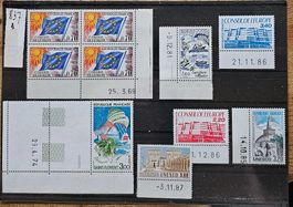 FRANCE timbres neufs, UNESCO, 1969-86 à voir !