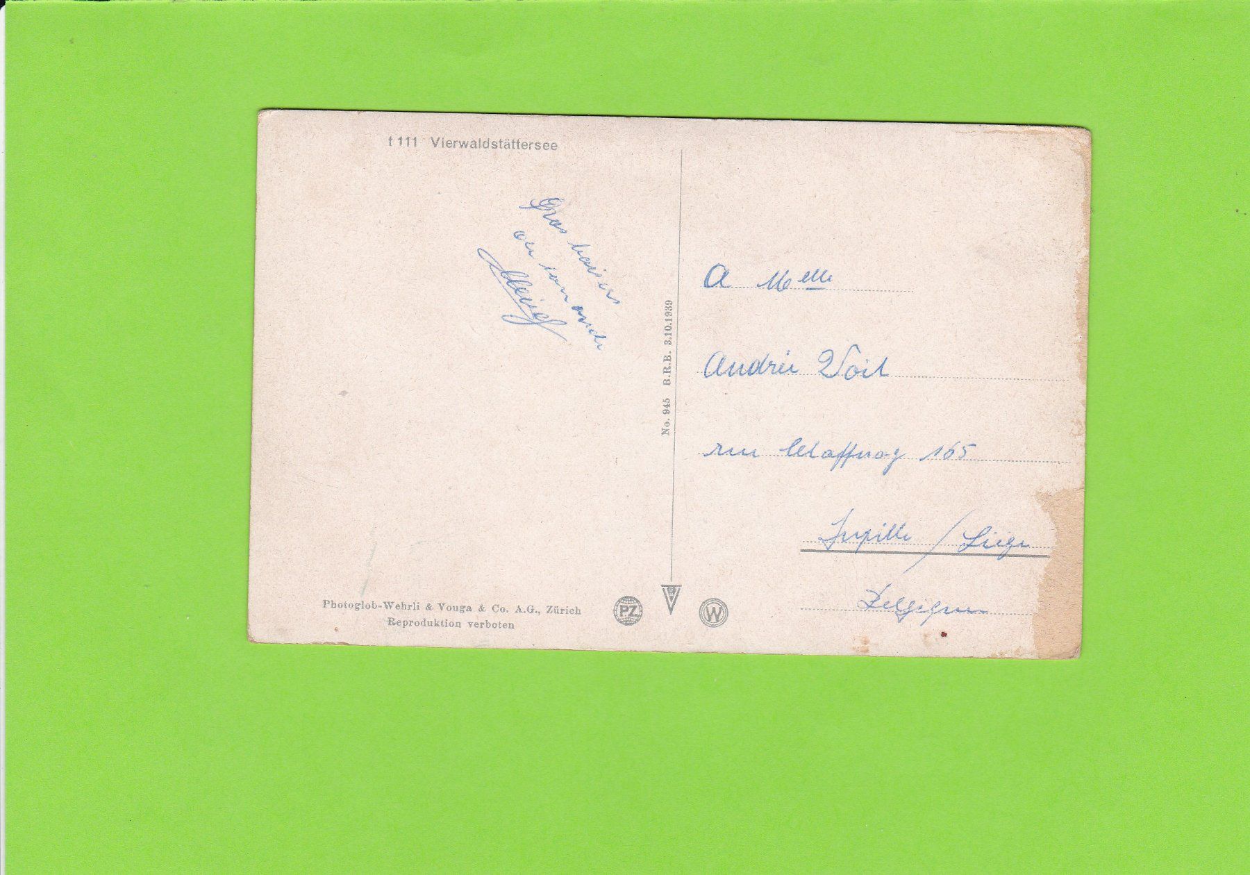 Cartoline postali: Panorama Vierwaldstättersee – Usato da St. Peterzell venduto da neckertal 1