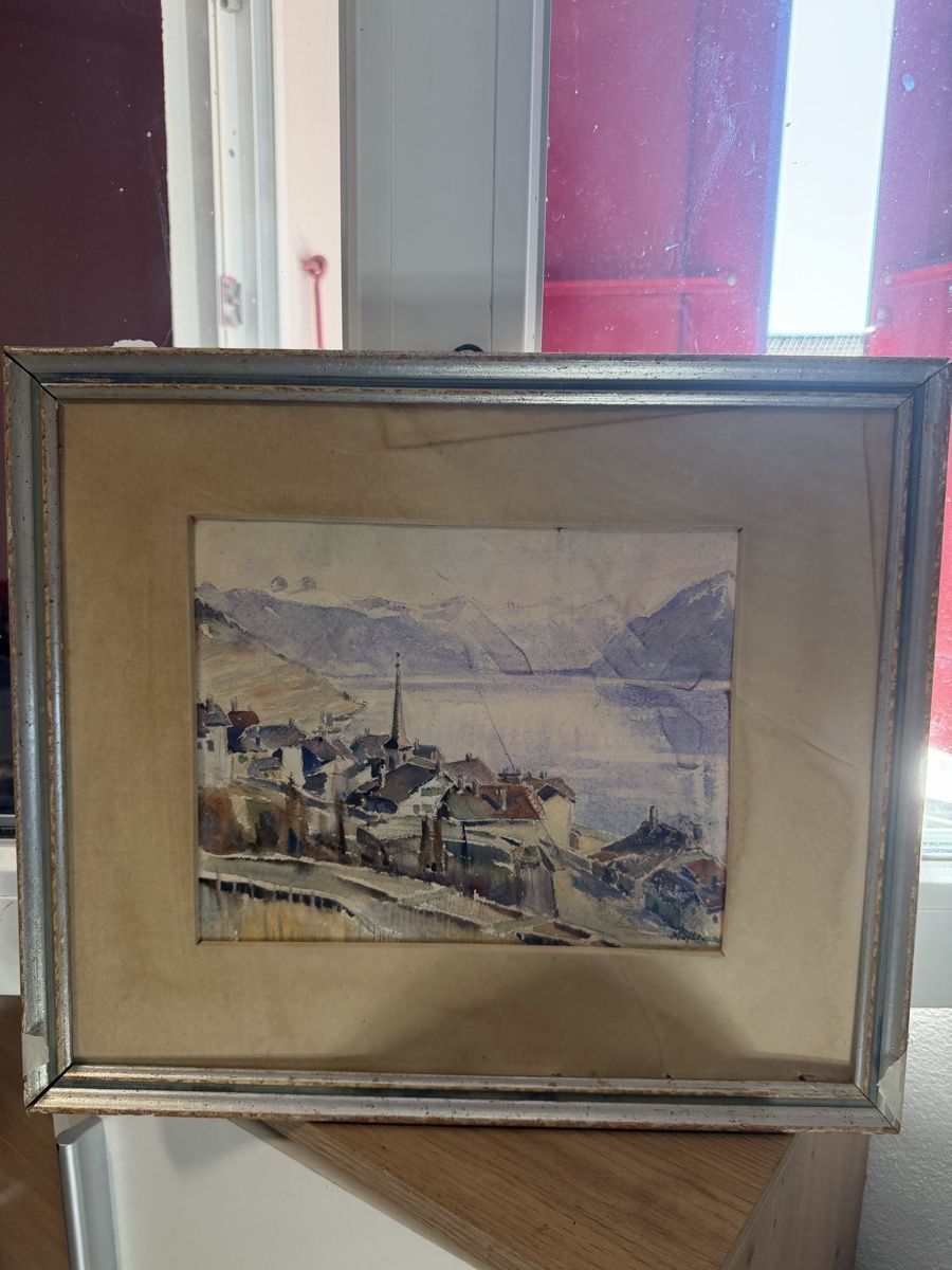 Dipinti: Walter Mafli aquarelle  – Usato da Fétigny venduto da lab_6dry
