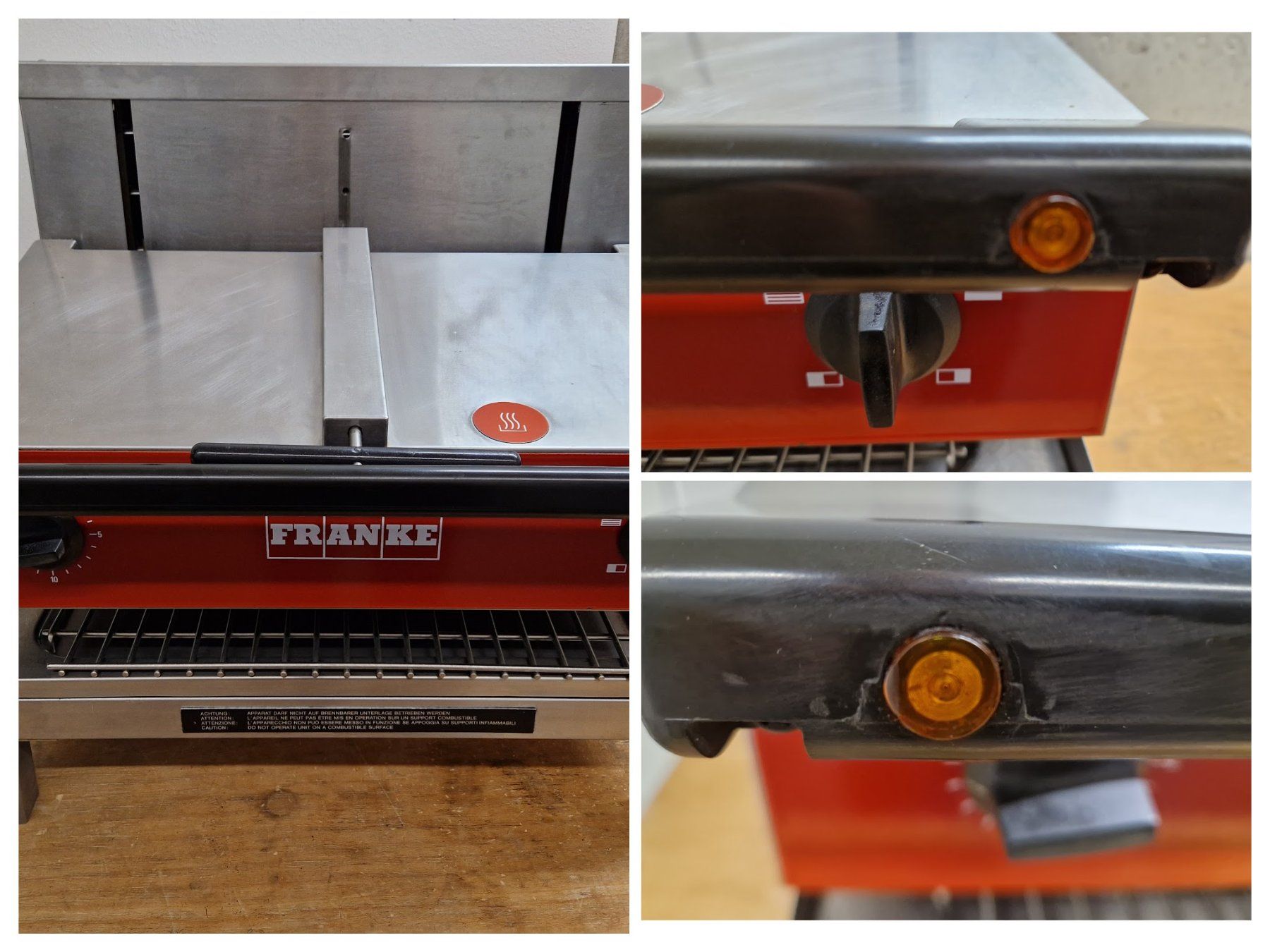 Salamander Griglie: FRANKE Salamander FR 1/1 E2 – Usato da Muhen venduto da Restwert_Muhen 1