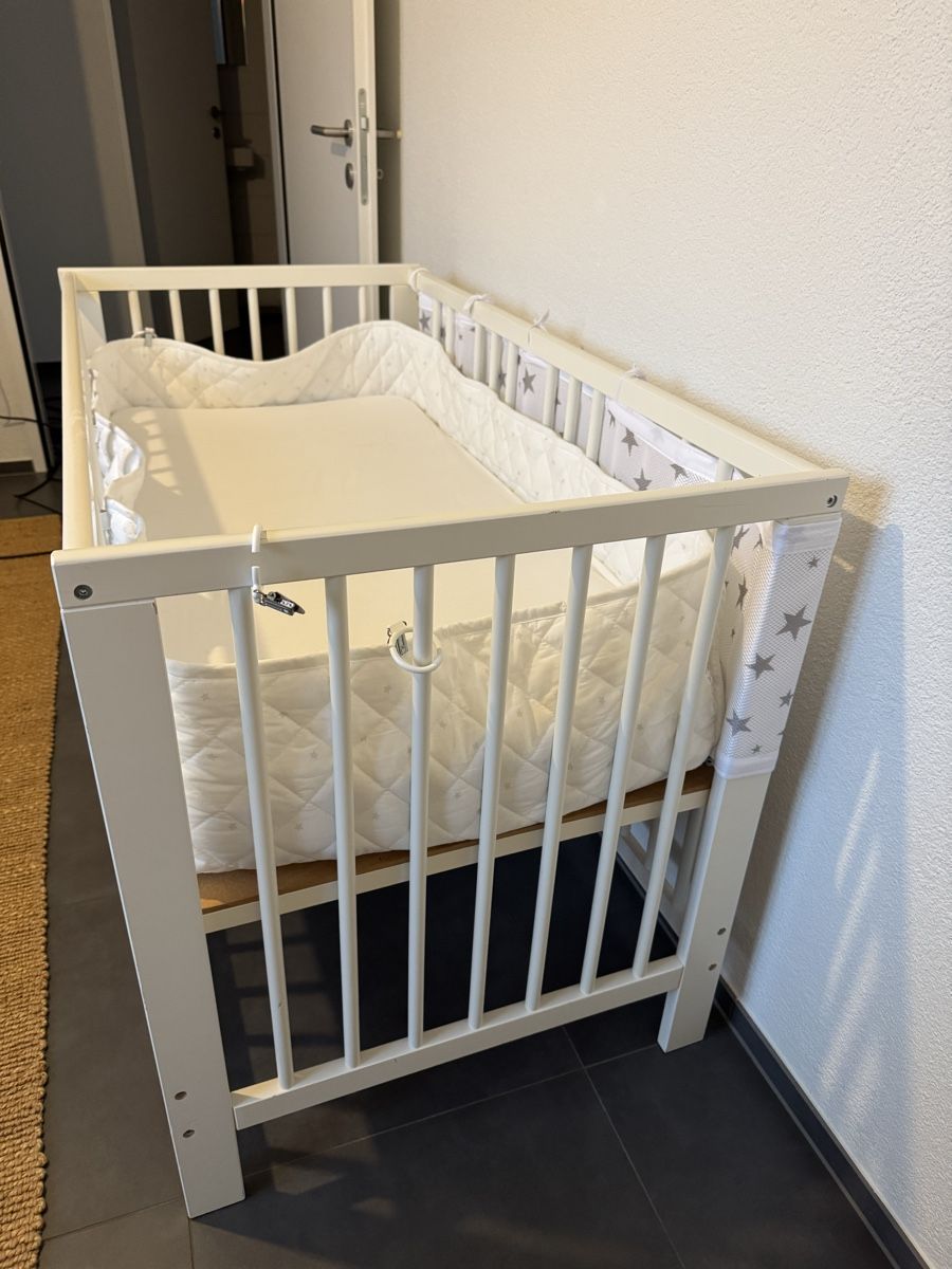 Letti: White Baby Cot Bed – Usato da Zürich venduto da lui_ns5h 1